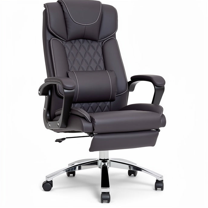 **Ergonomische Bureaustoel met Verstelbare Rugleuning en Lendesteun**