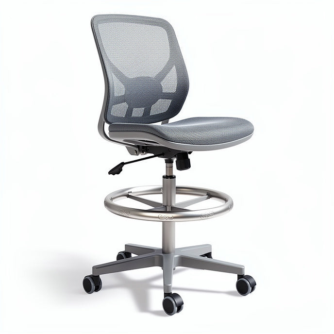 **Ergonomische bureaustoel met ademend gaas en verstelbare hoogte**
