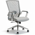 **Ergonomische bureaustoel met mesh rugleuning en verstelbare zitting**